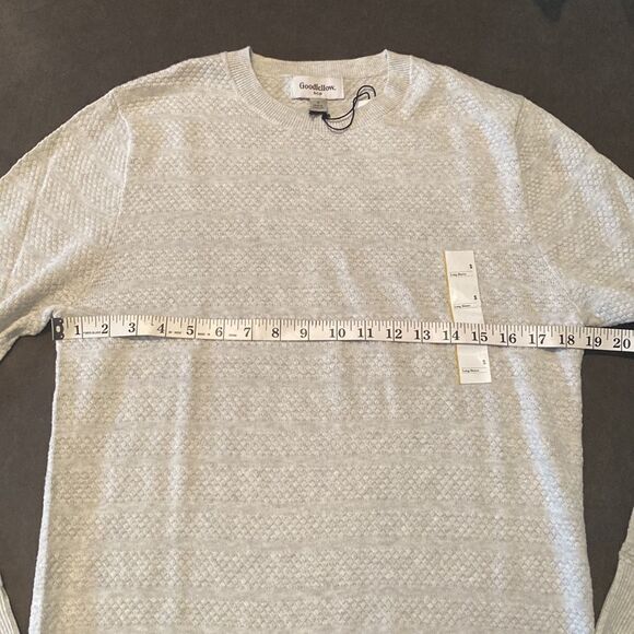 Women’s Goodfellow & Co Long Sleeve Sweater Round Neck Textured Size S NWT - Picture 7 of 11
